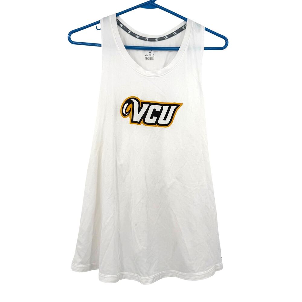 Champion Size XL Tank Top VCU Virginia Commonwealth University Shirt White